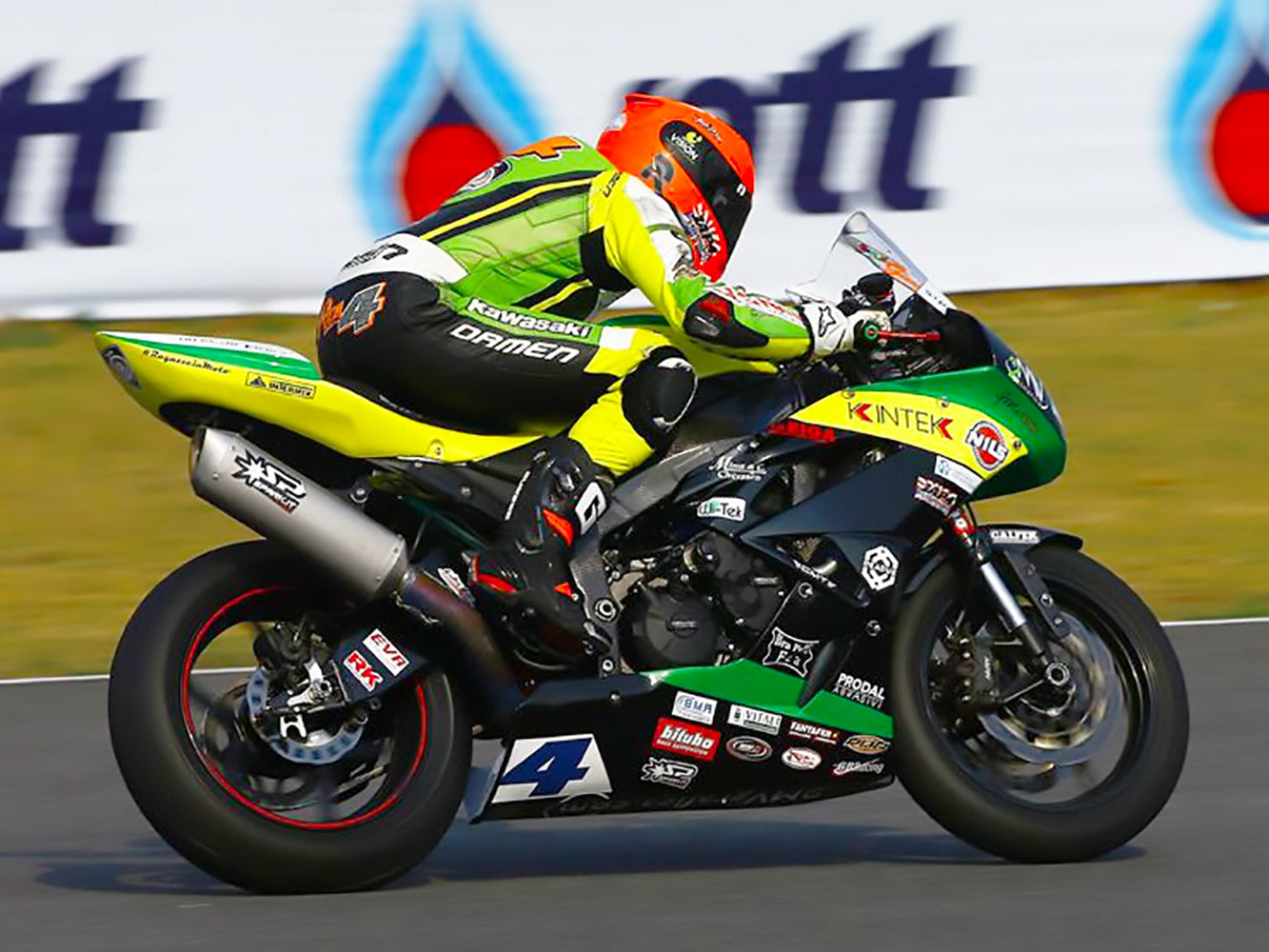 SPARK Kawasaki ZX-6R (2009+) Titanium Full Exhaust System "Force" (racing)