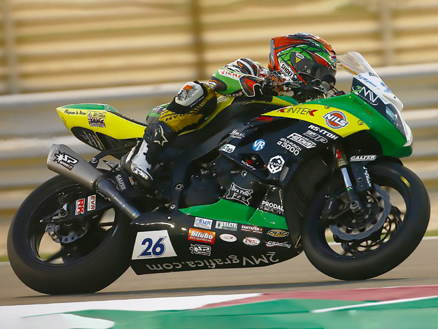 SPARK Kawasaki ZX-6R (2009+) Titanium Full Exhaust System "Konix" (racing)