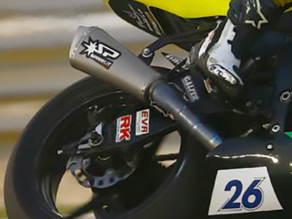 SPARK Kawasaki ZX-6R (2009+) Titanium Full Exhaust System "Konix" (racing)