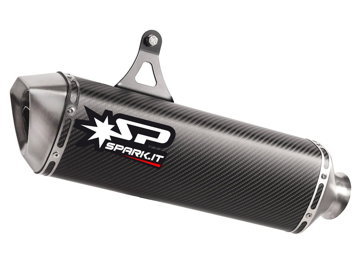 SPARK KTM 1090/1190 Adventure / 1290 Super Adventure (13/20) Slip-on Exhaust "Force" (EU homologated; carbon)