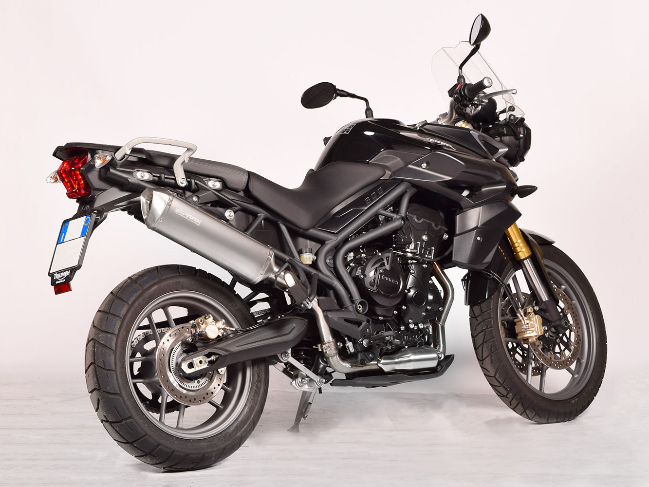 SPARK Triumph Tiger 800 Slip-on Exhaust "Force" (EU homologated)