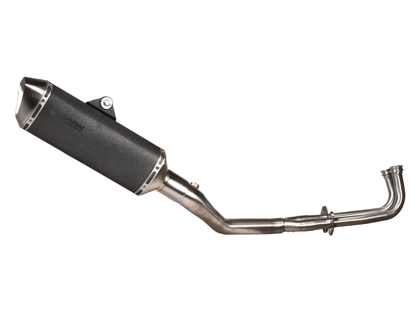 SPARK Yamaha TMAX 500 (00/07) Full Exhaust System "Force" (EU homologated; dark)