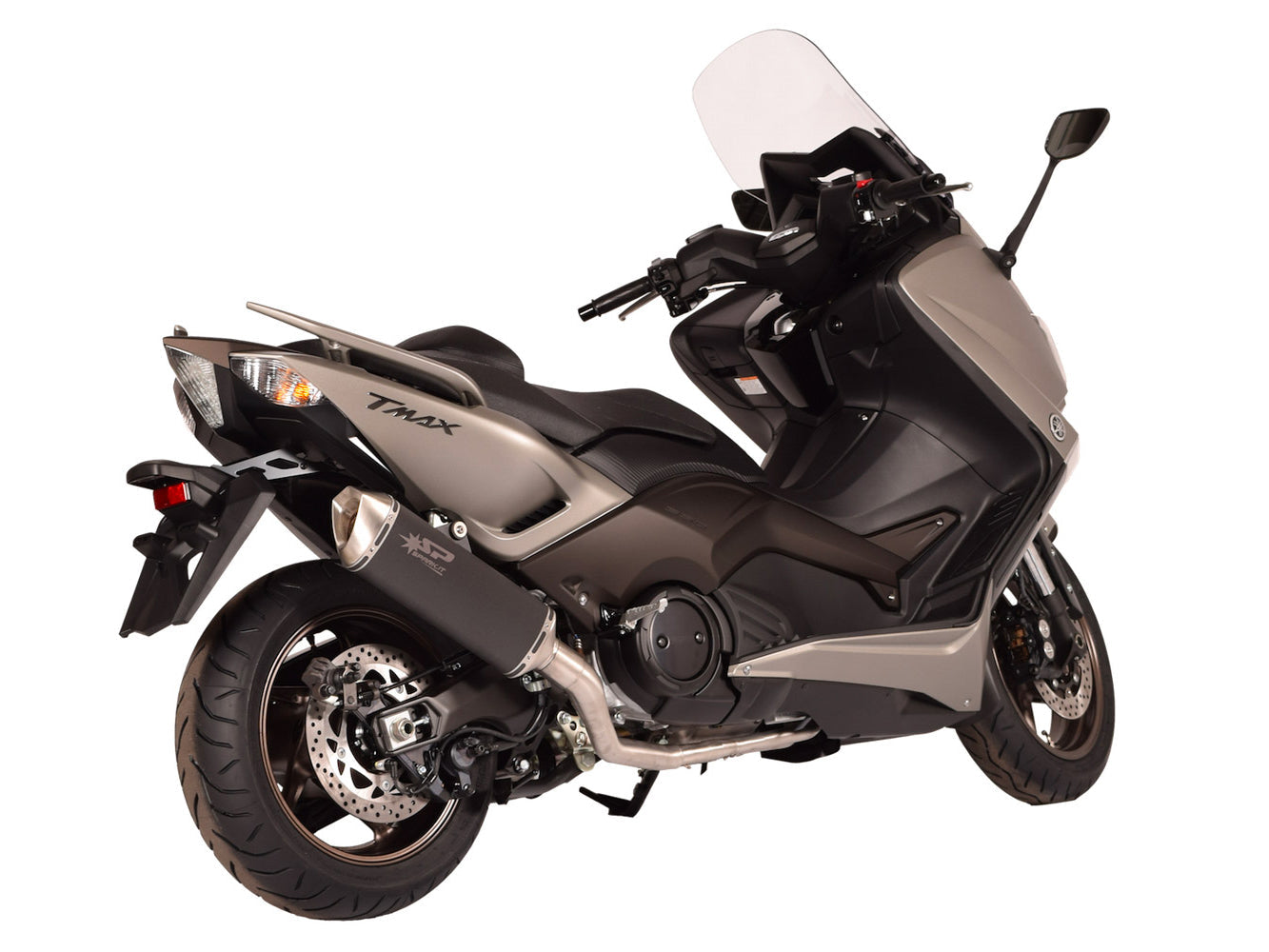 SPARK Yamaha TMAX 530 (12/16) Full Exhaust System "Force" (EU homologated; dark)
