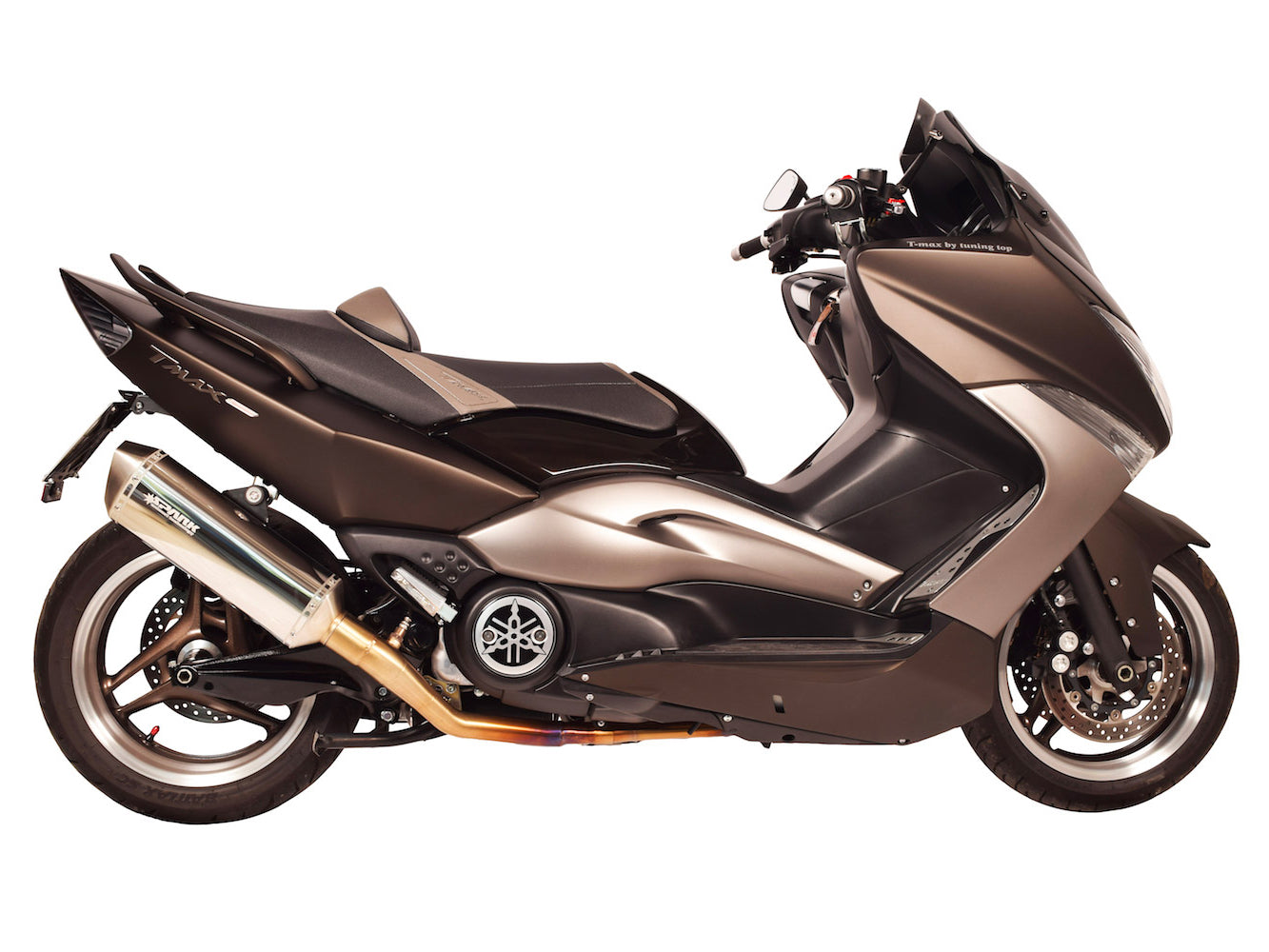 SPARK Yamaha TMAX 500 (08/11) Full Exhaust System "Force" (EU homologated; steel)