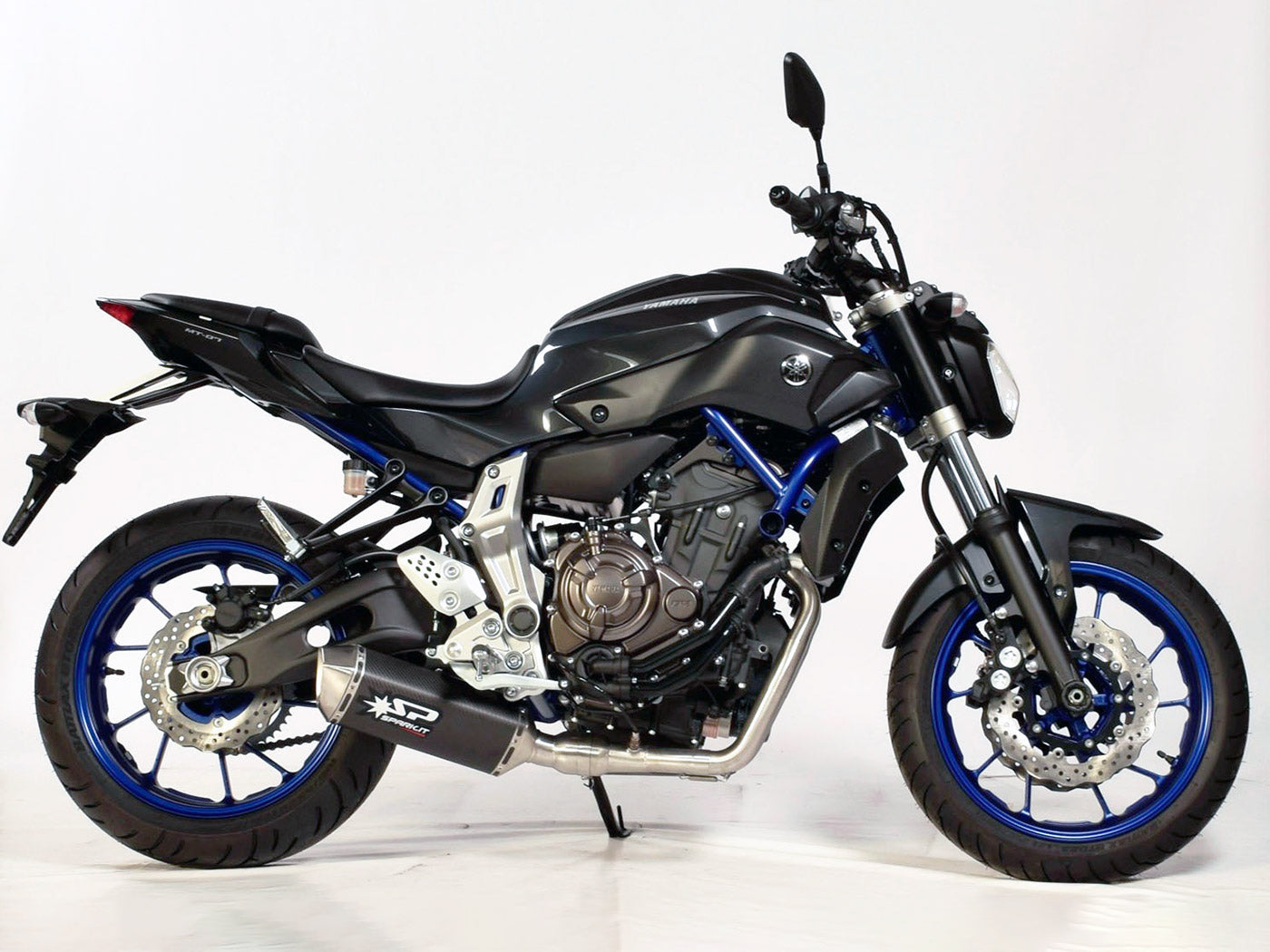 SPARK Yamaha MT-07/Tracer 700 Full Exhaust System "Force" (EU homologated; low position)