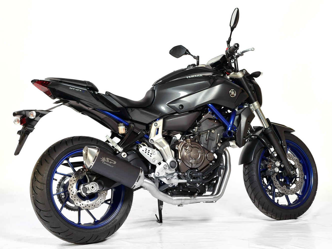 SPARK Yamaha MT-07 Full Exhaust System "Force" (EU homologated; lateral position)