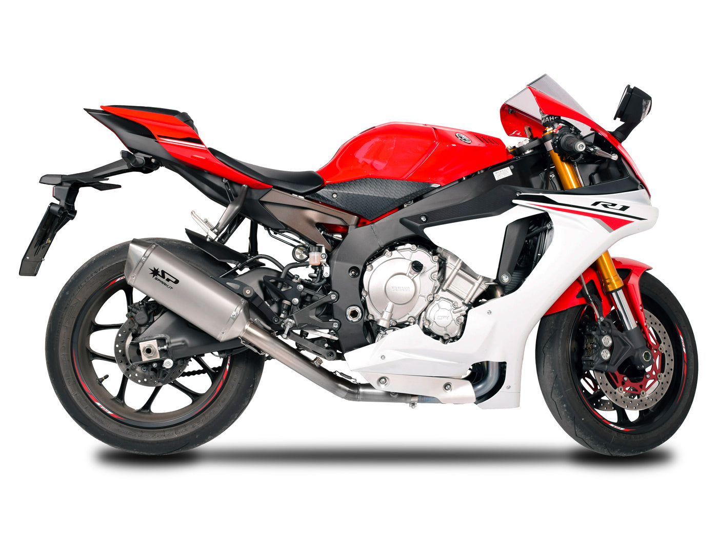 SPARK Yamaha YZF-R1 Titanium Semi-Full Exhaust System "Force" (racing)