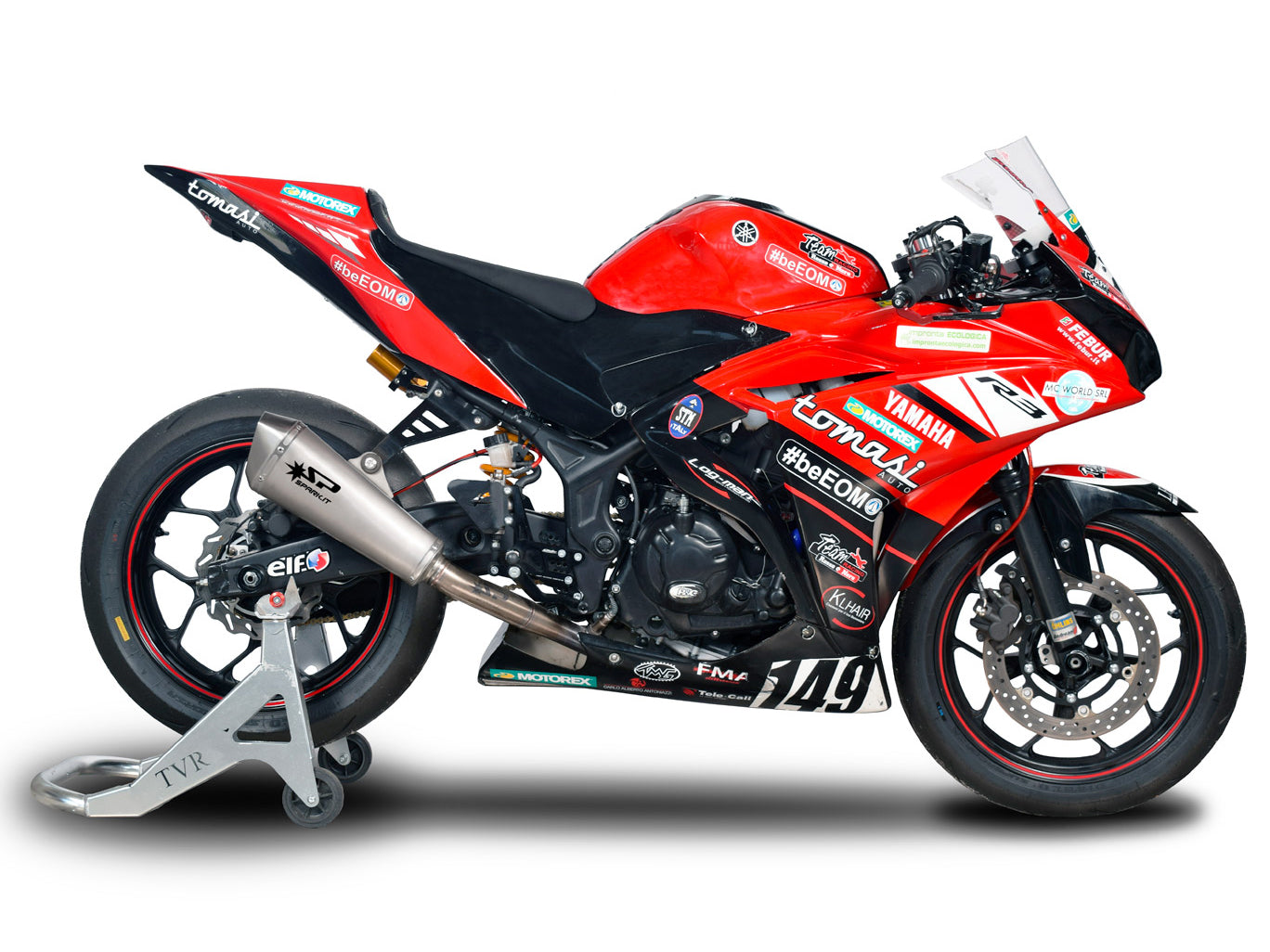 SPARK Yamaha YZF-R3 (2015+) Full Exhaust System "Konix" (racing)