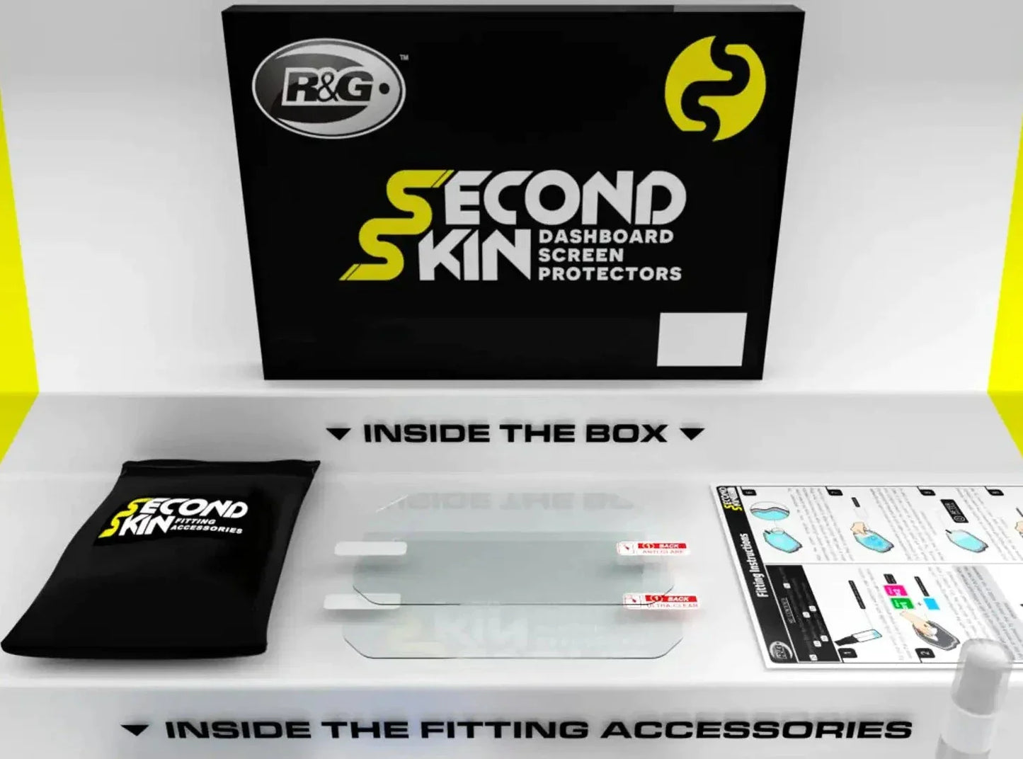 DSP-BMW-002 - R&G RACING BMW Dashboard Screen Protector Kit