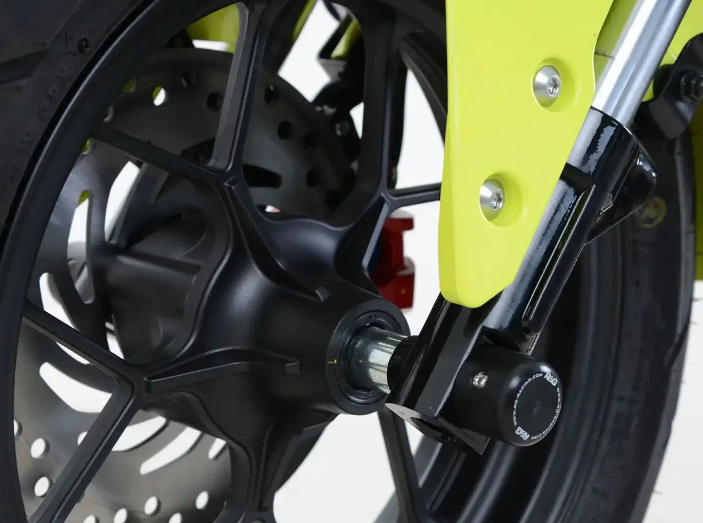 FP0102 - R&G RACING Honda / Kymco / Lexmoto Front Wheel Sliders