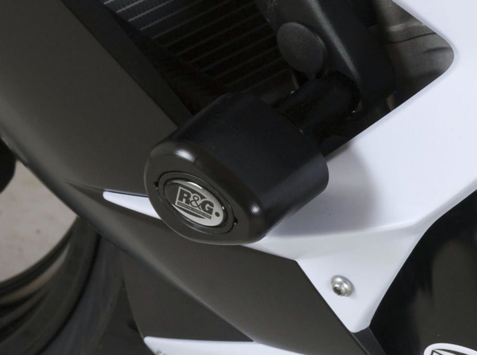 CP0328 - R&G RACING Kawasaki Ninja ZX-6R 636 (12/18) Frame Crash Protection Sliders "Aero"