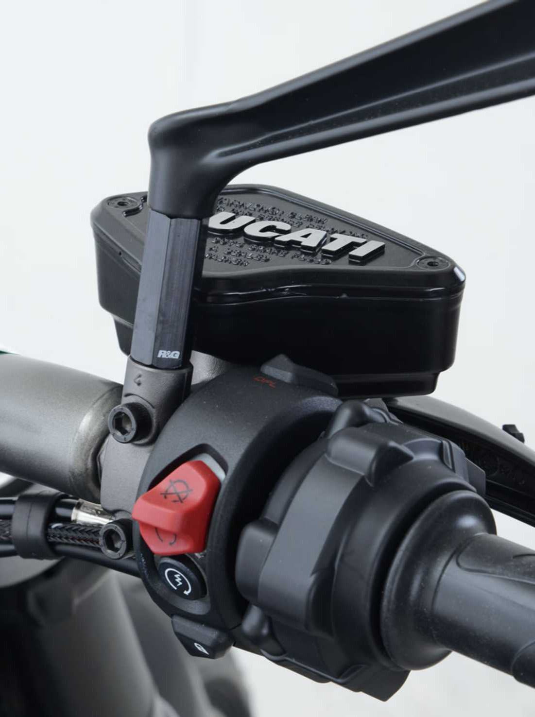 MR0002 - R&G RACING Ducati Mirror Extensions (for M10x1.25 thread mirrors)