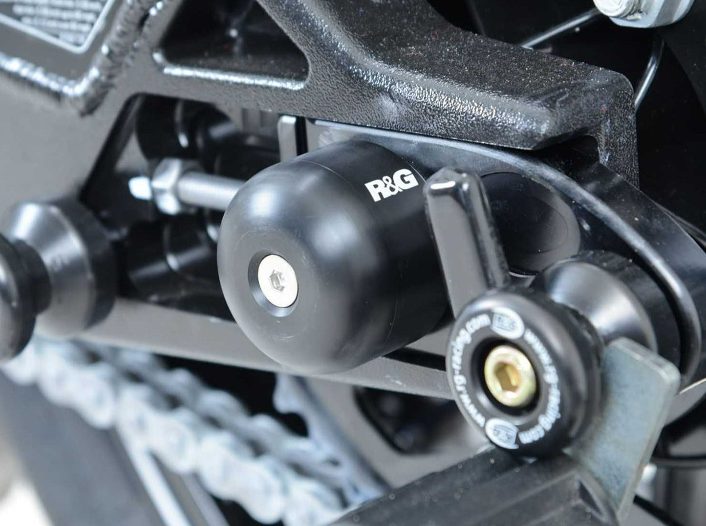 SP0057 - R&G RACING BMW / Suzuki / Yamaha Rear Wheel Sliders (swingarm)