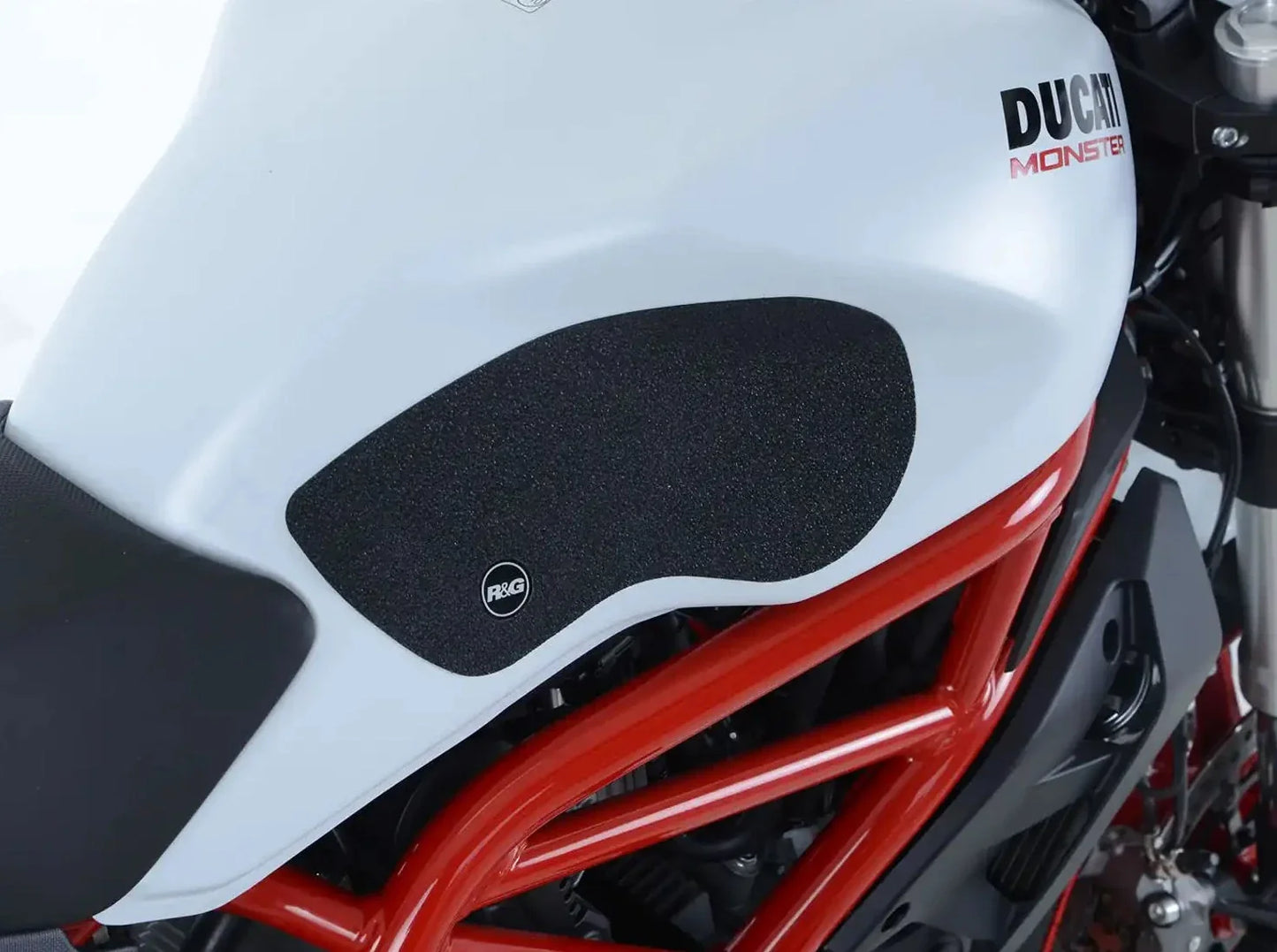 EZRG214 - R&G RACING Ducati Monster 1100 / EVO / 1200 S / 797 Fuel Tank Traction Grips