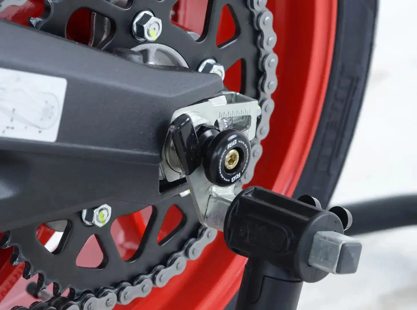 SS0044 - R&G RACING Ducati Scrambler / Monster 797 Rear Wheel Sliders (paddock stand bobbins)