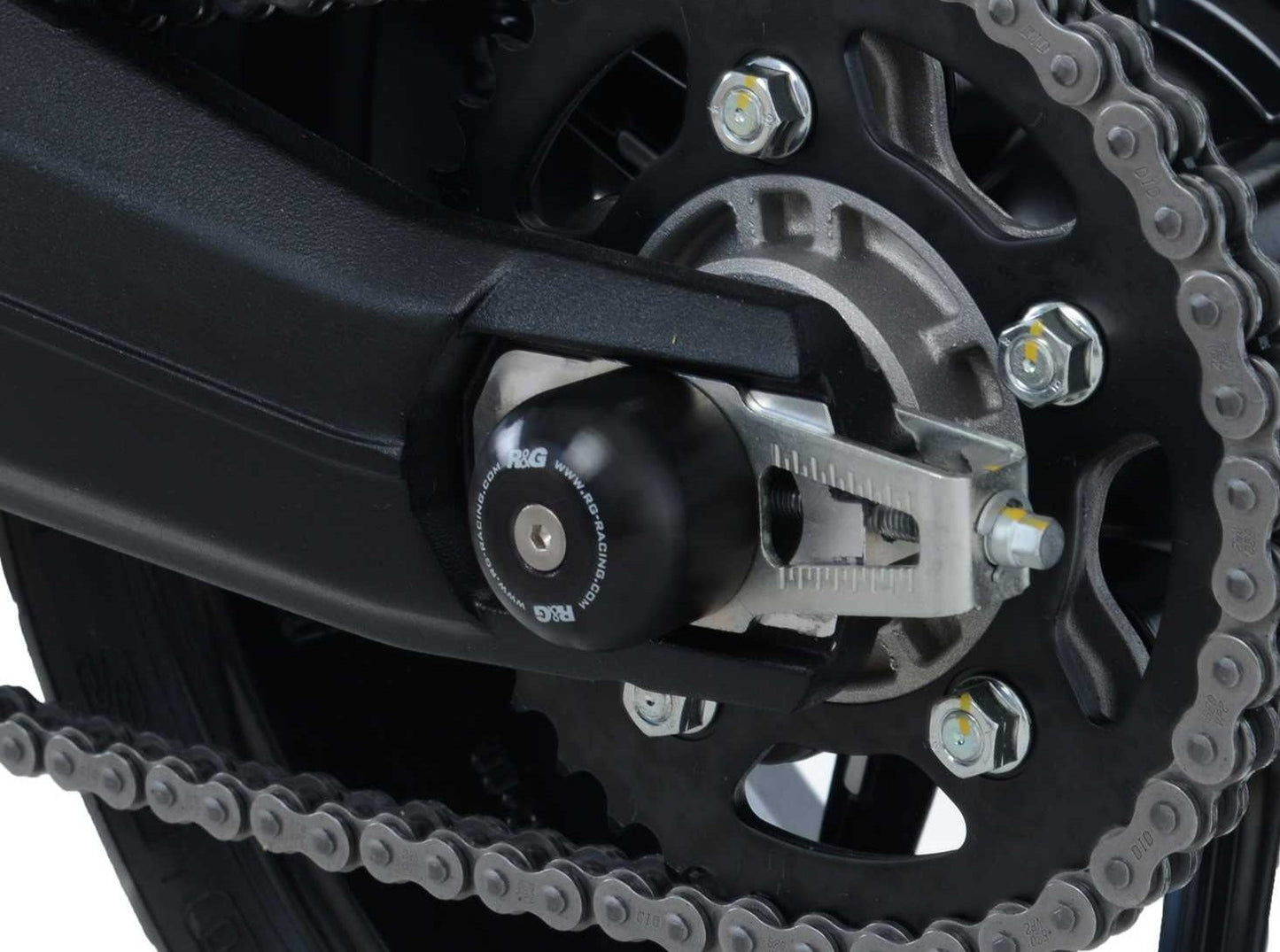 SP0066 - R&G RACING Ducati Scrambler / Monster Rear Wheel Sliders (swingarm)