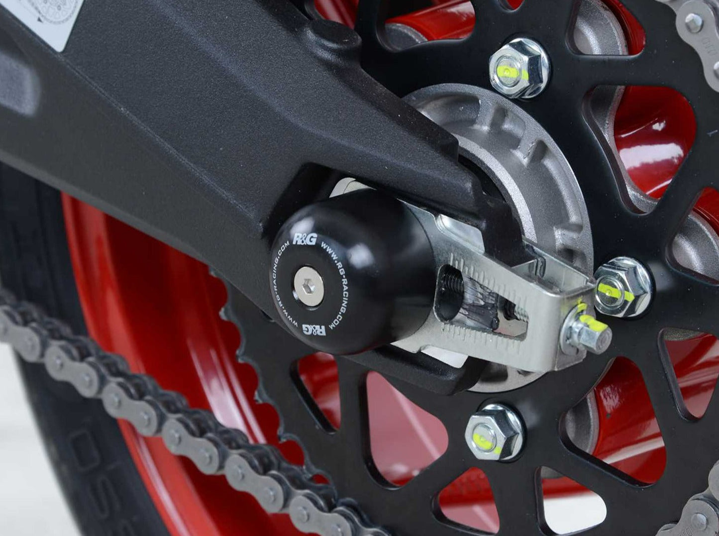 SP0066 - R&G RACING Ducati Scrambler / Monster Rear Wheel Sliders (swingarm)