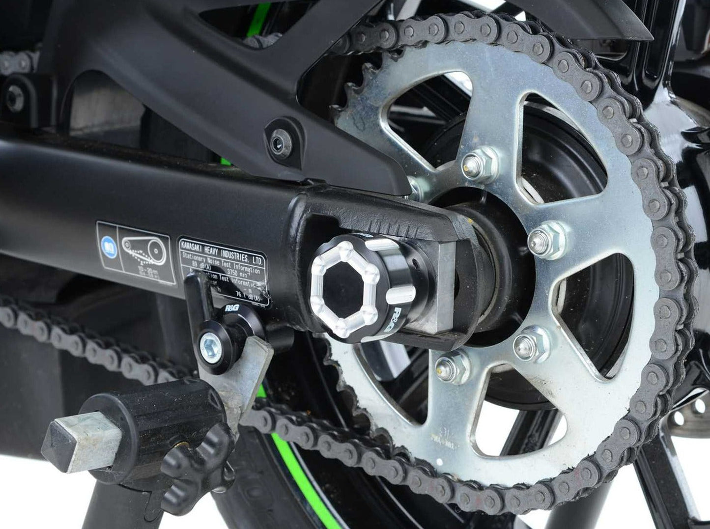 SP0069 - R&G RACING Kawasaki Vulcan S / Cafe' Rear Wheel Sliders (swingarm)