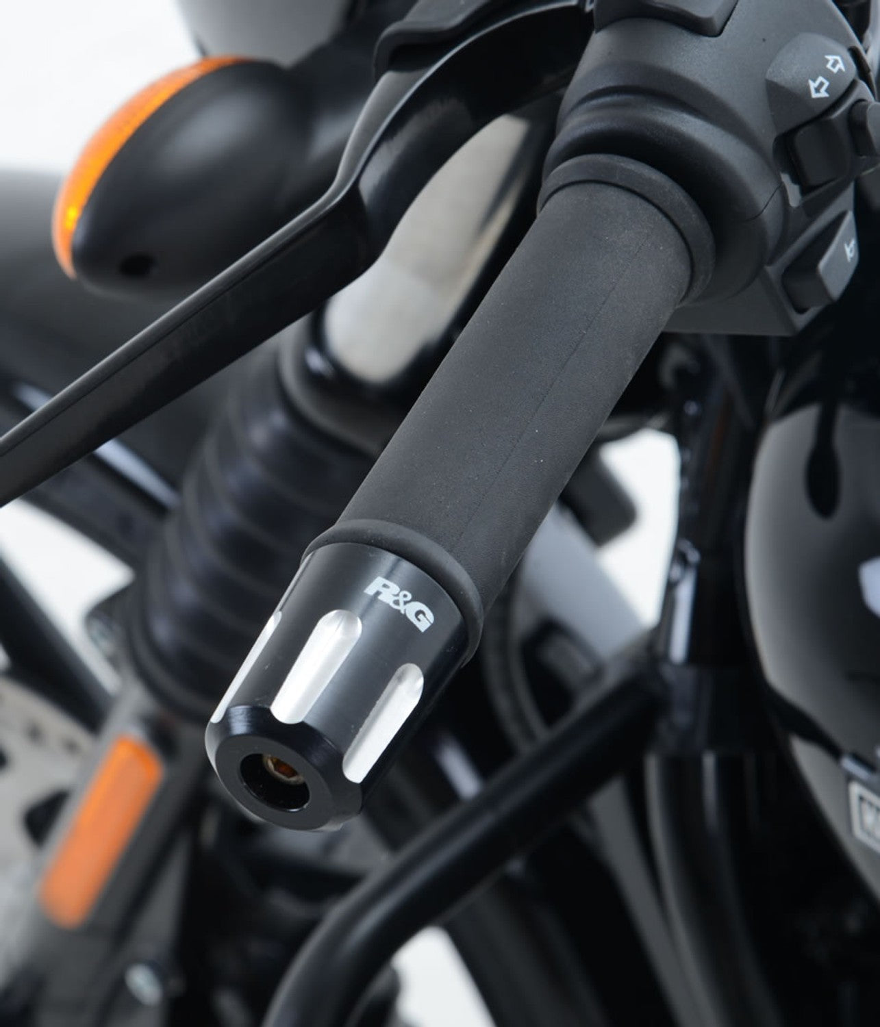 BE0100 - R&G RACING Harley Davidson Street 500/750 Handlebar End Sliders