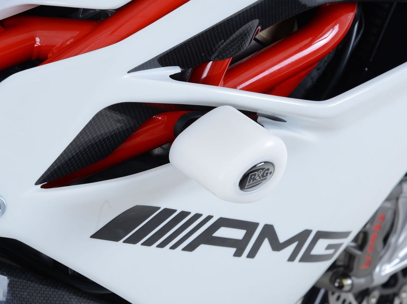 CP0398 - R&G RACING MV Agusta F4 1000 RC (15/18) Frame Crash Protection Sliders "Aero"