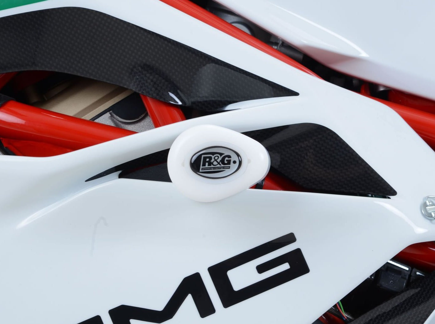 CP0398 - R&G RACING MV Agusta F4 1000 RC (15/18) Frame Crash Protection Sliders "Aero"