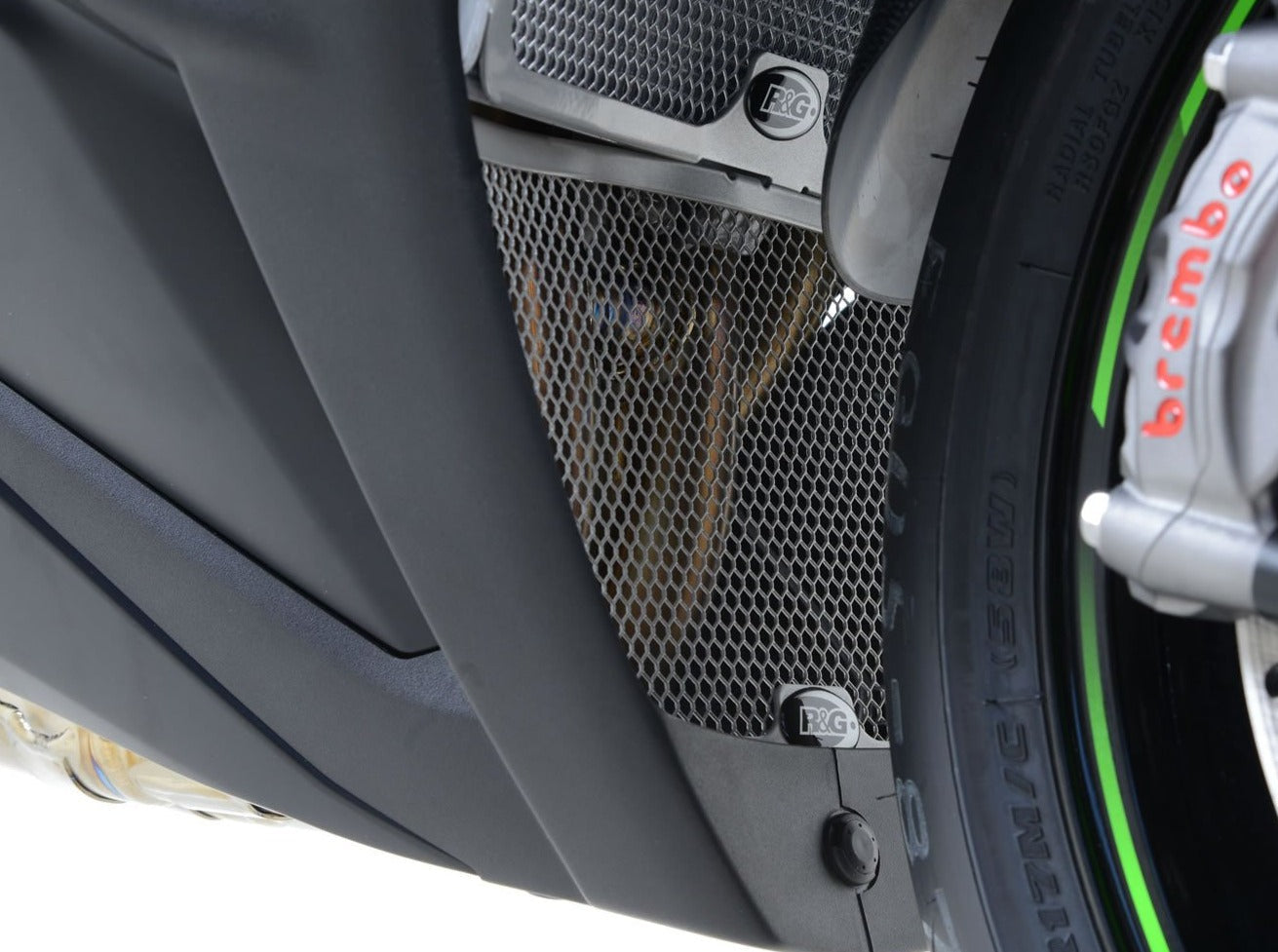 RAD0200 - R&G RACING Kawasaki Ninja ZX-10R (08/20) Radiator Guard & Downpipe Grill
