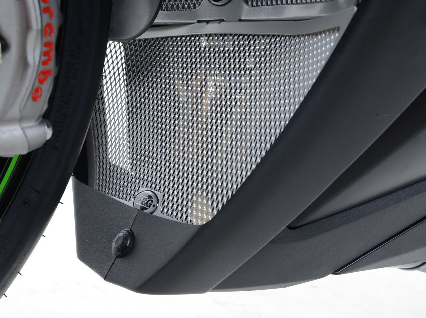 RAD0200 - R&G RACING Kawasaki Ninja ZX-10R (08/20) Radiator Guard & Downpipe Grill