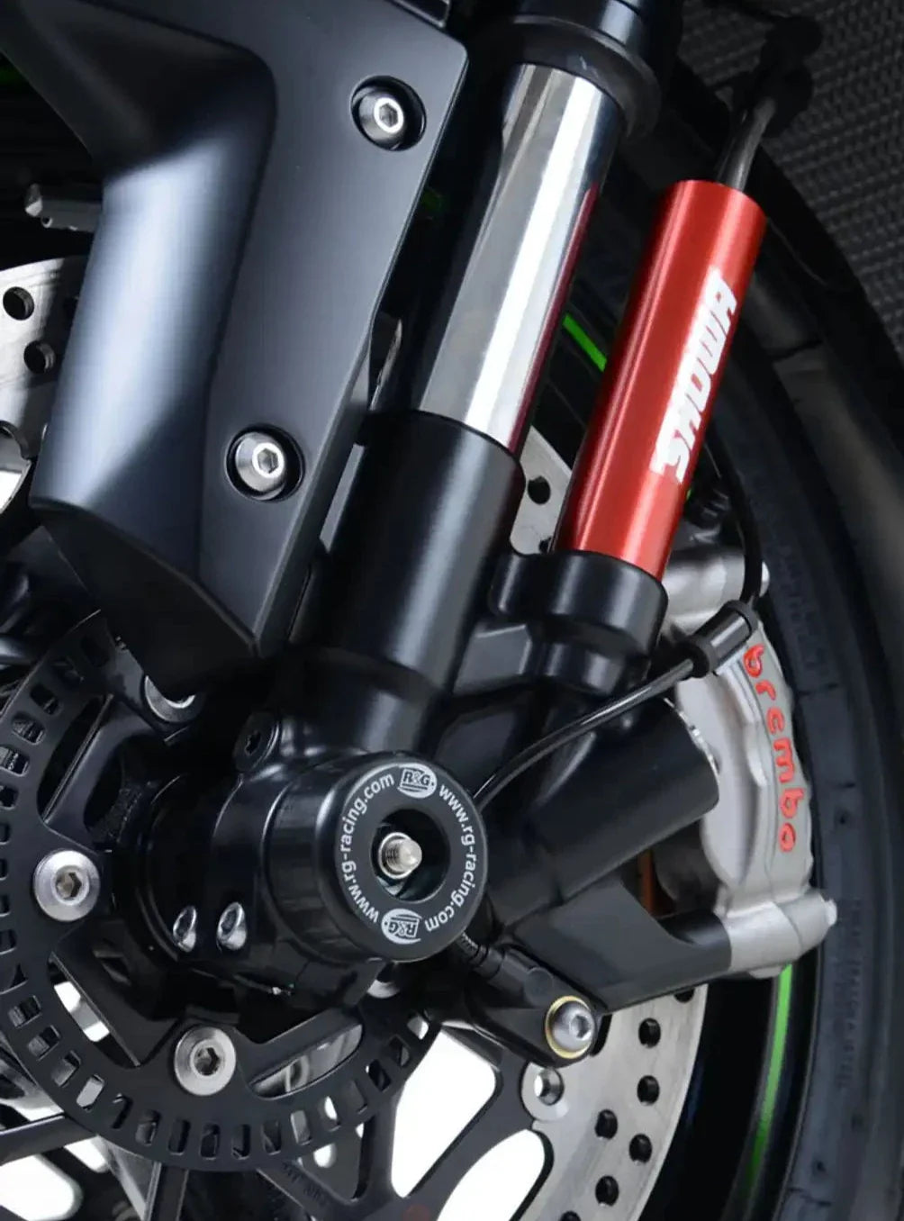 FP0182 - R&G RACING Kawasaki ZX-10R / ZX-10RR Front Wheel Sliders