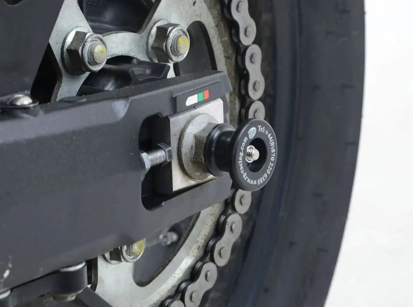 SS0045 - R&G RACING Honda Africa Twin / Adventure Sports Rear Wheel Sliders (paddock stand bobbins)