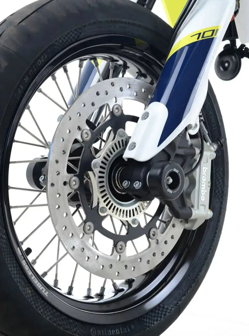 FP0187 - R&G RACING Husqvarna 701 Supermoto (16/23) Front Wheel Sliders
