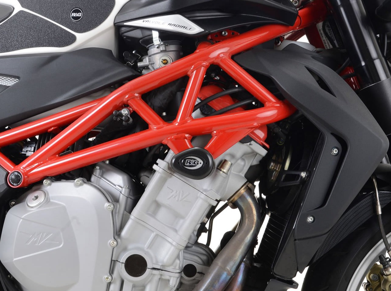 CP0403 - R&G RACING MV Agusta Brutale 1090 Frame Crash Protection Sliders "Aero"