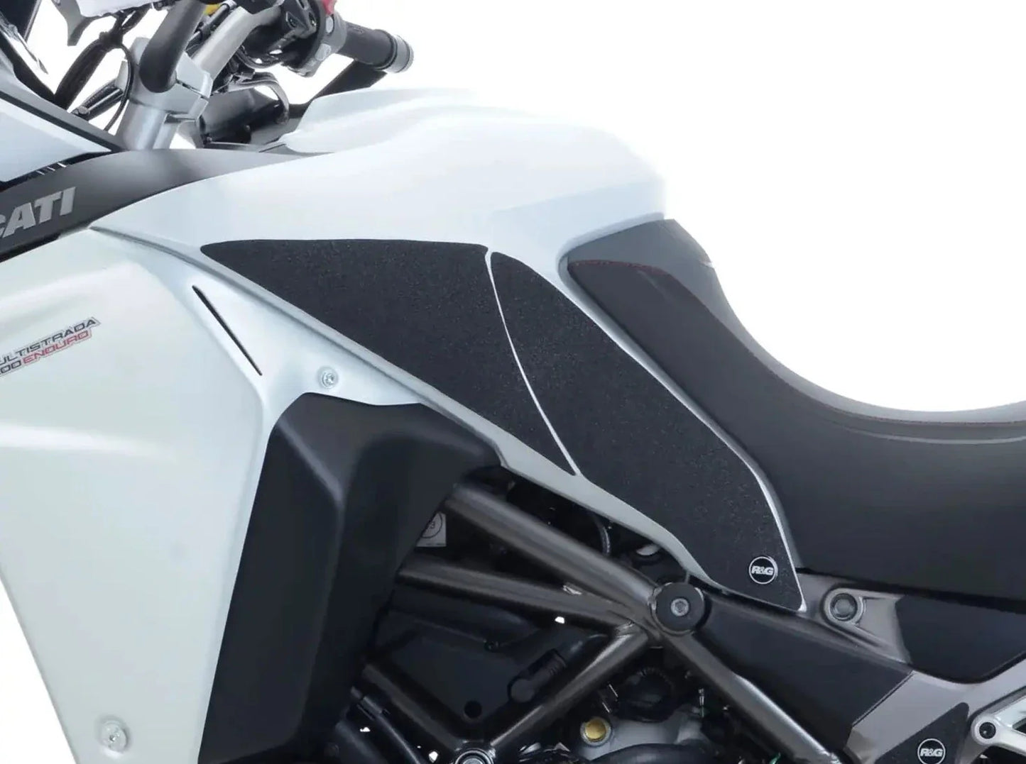 EZRG218 - R&G RACING Ducati Multistrada 1200 Enduro 16/18 Fuel Tank Traction Grips