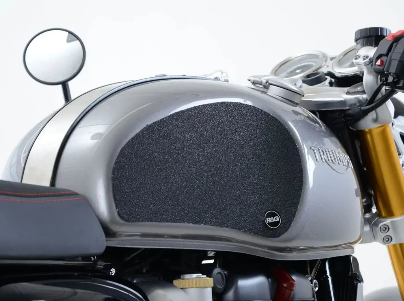 EZRG809 - R&G RACING Triumph Thruxton 1200 / R (16/18) Fuel Tank Traction Grips