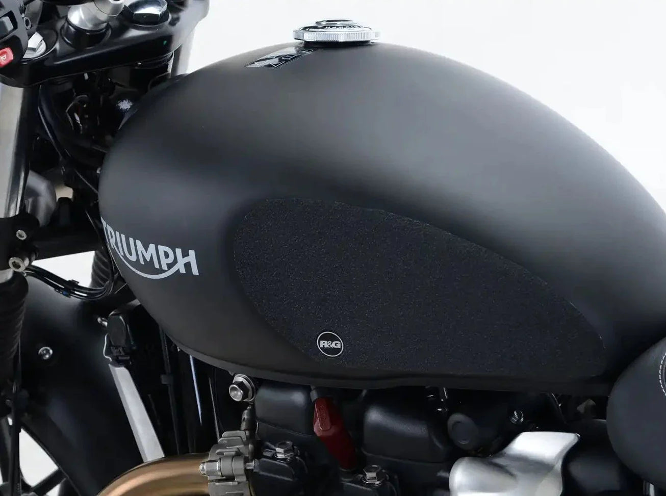 EZRG811 - R&G RACING Triumph Street Twin Fuel Tank Traction Grips