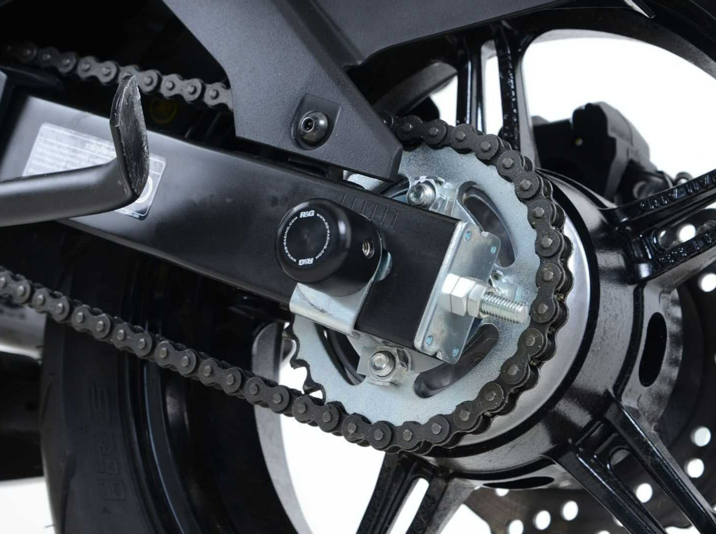 SP0073 - R&G RACING Kawasaki Z125 / PRO (16/18) Rear Wheel Sliders (swingarm)