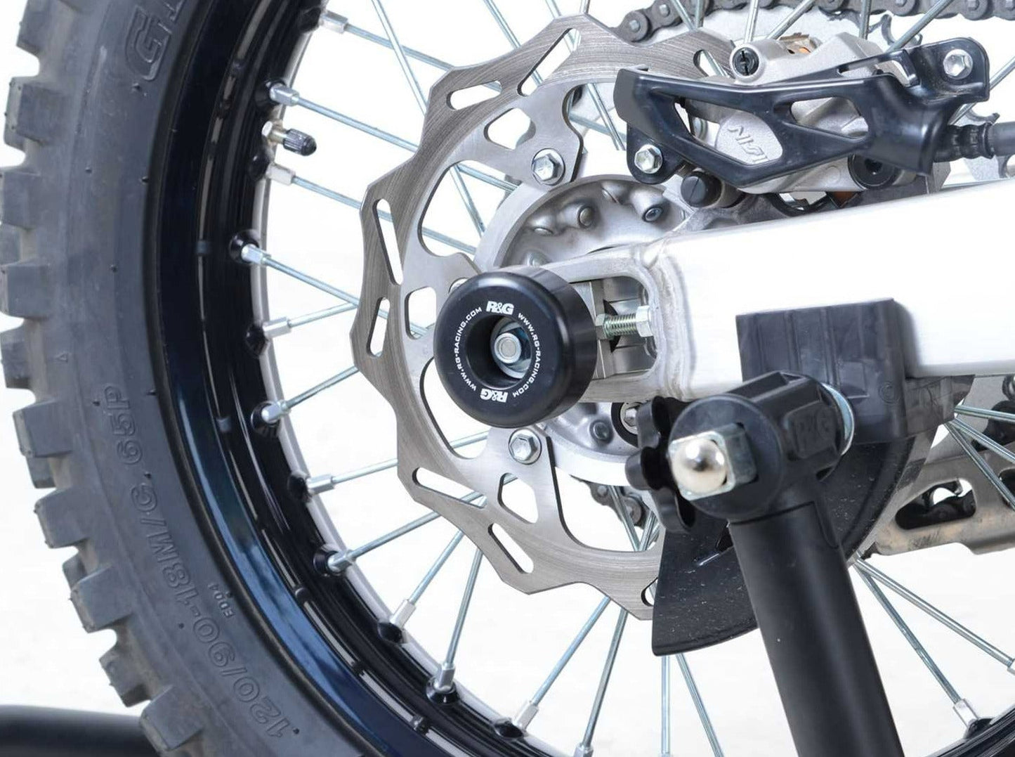 SP0074 - R&G RACING Yamaha WR450F Rear Wheel Sliders (swingarm)