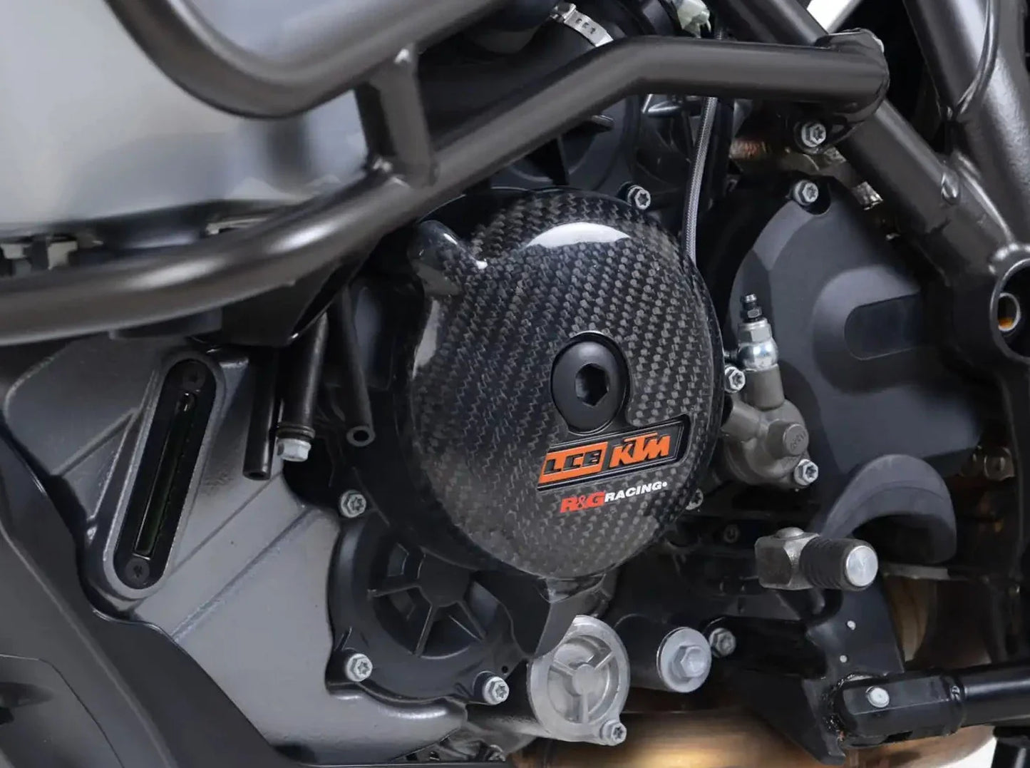 ECS0102 - R&G RACING KTM 1050 / 1290 Super Adventure / Super Duke Carbon Engine Case Slider (left)