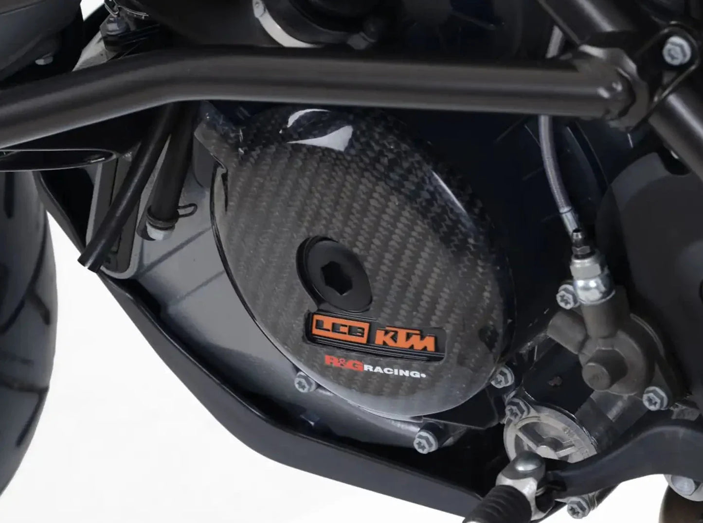 ECS0102 - R&G RACING KTM 1050 / 1290 Super Adventure / Super Duke Carbon Engine Case Slider (left)
