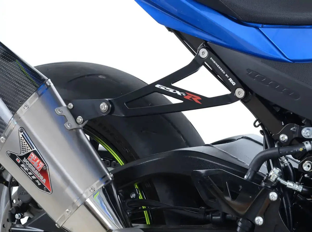 EH0077 - R&G RACING Suzuki GSX-R1000 / R1000R (2017+) Exhaust Hanger & Blanking Plate Kit