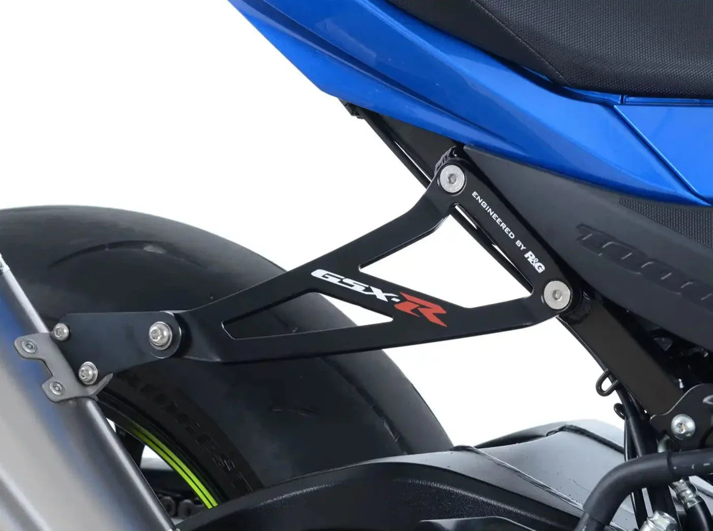 EH0077 - R&G RACING Suzuki GSX-R1000 / R1000R (2017+) Exhaust Hanger & Blanking Plate Kit