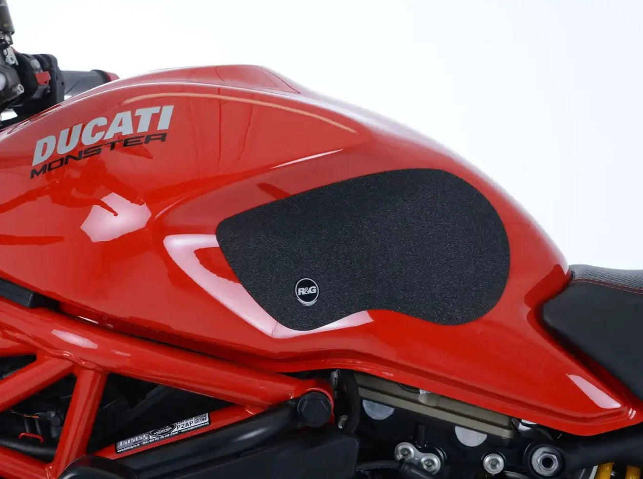EZRG214 - R&G RACING Ducati Monster 1100 / EVO / 1200 S / 797 Fuel Tank Traction Grips