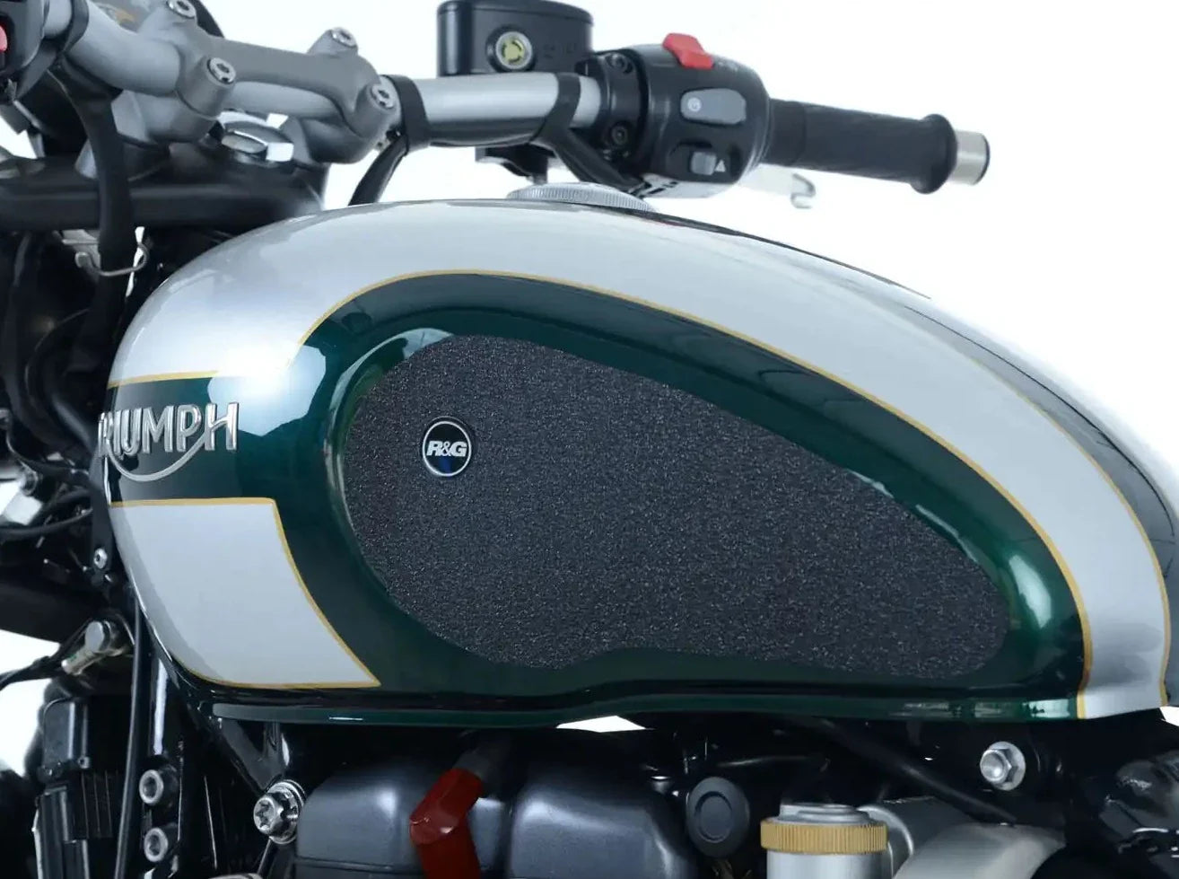 EZRG812 - R&G RACING Triumph Bonneville Bobber (17/19) Fuel Tank Traction Grips