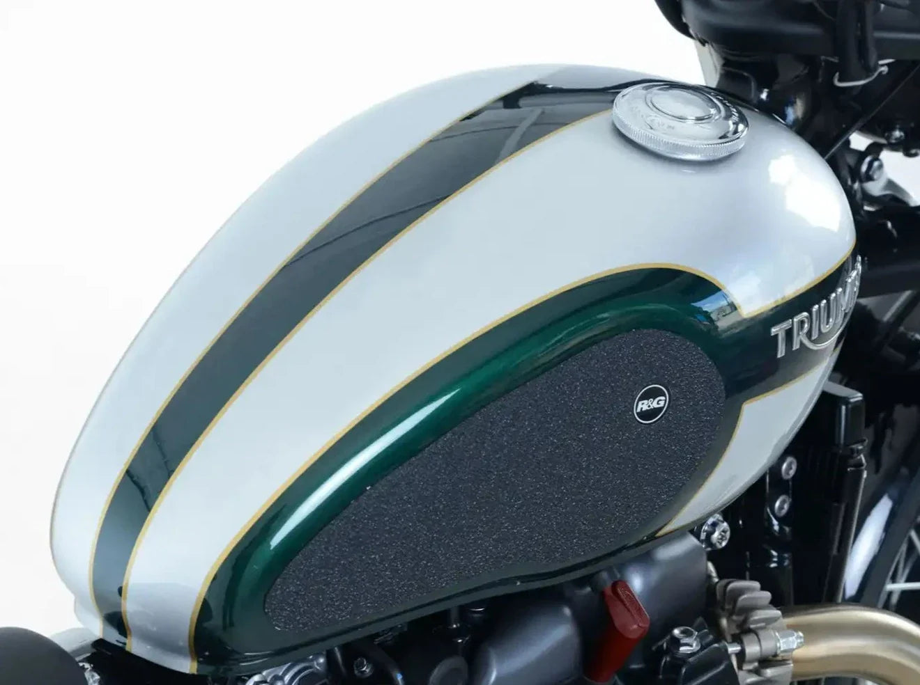 EZRG812 - R&G RACING Triumph Bonneville Bobber (17/19) Fuel Tank Traction Grips