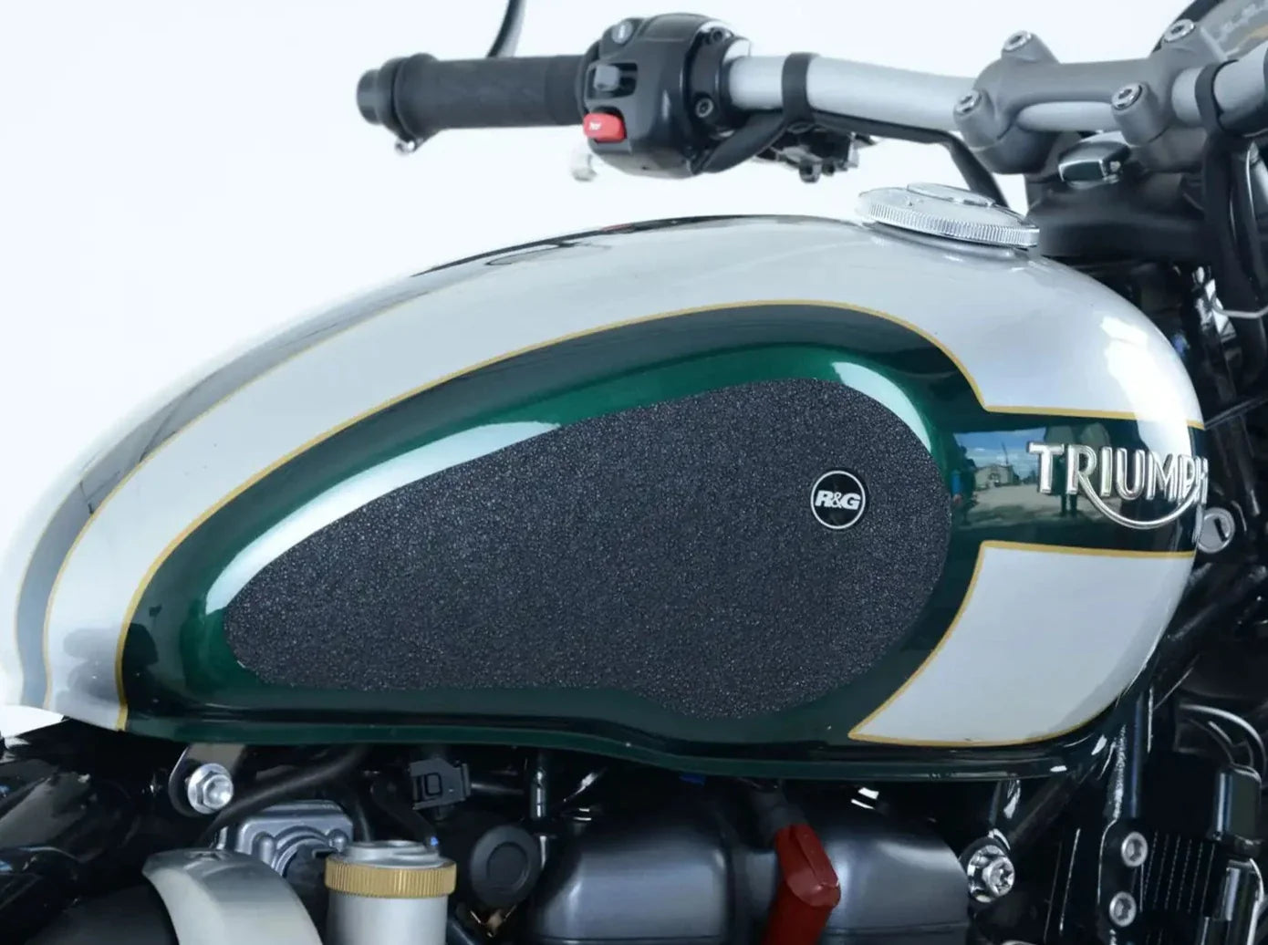 EZRG812 - R&G RACING Triumph Bonneville Bobber (17/19) Fuel Tank Traction Grips