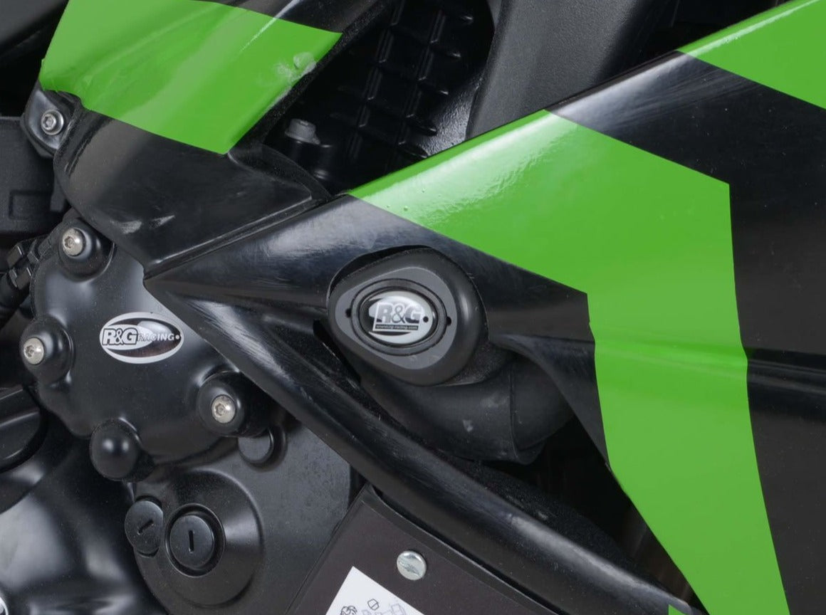 CP0336 - R&G RACING Kawasaki ZX-6R (09/12) Frame Crash Protection Sliders "Aero" (racing)