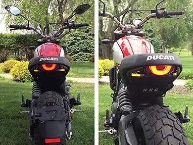 NEW RAGE CYCLES Ducati Scrambler 800 (2015+) LED Tail Tidy Fender Eliminator