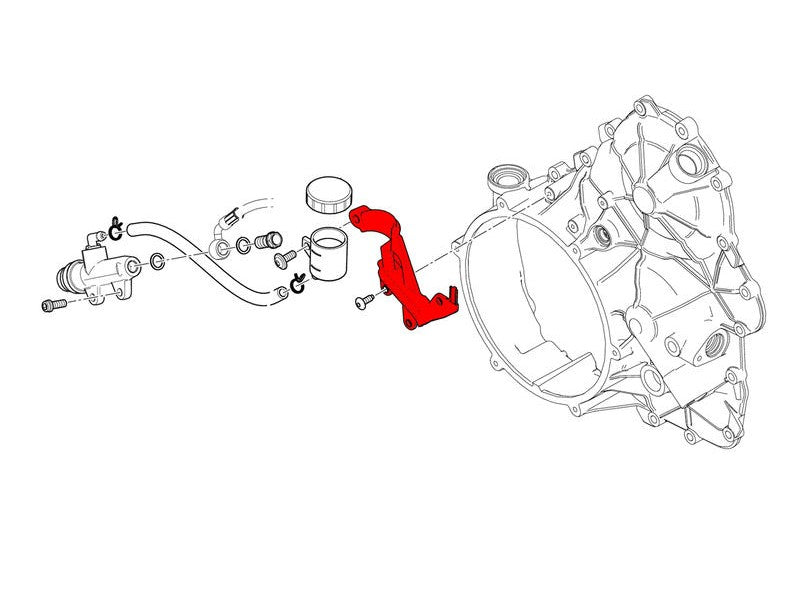 IFC01 - CNC RACING Ducati Panigale V4 / S (18/21) Brake Cover Fluid Tank Bracket