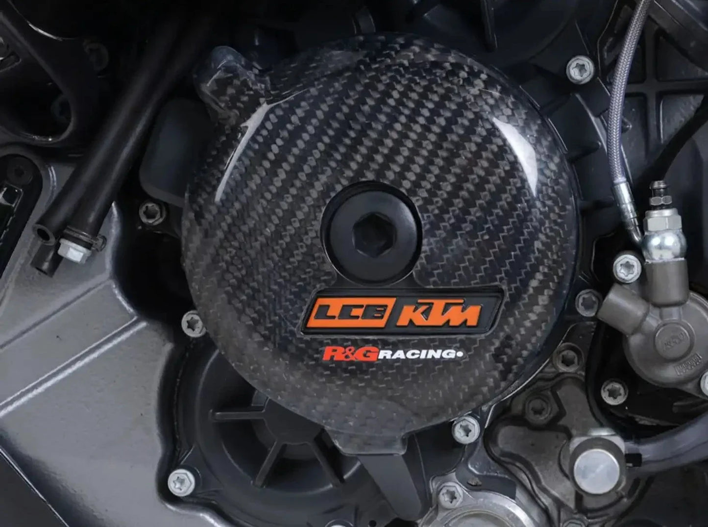ECS0102 - R&G RACING KTM 1050 / 1290 Super Adventure / Super Duke Carbon Engine Case Slider (left)