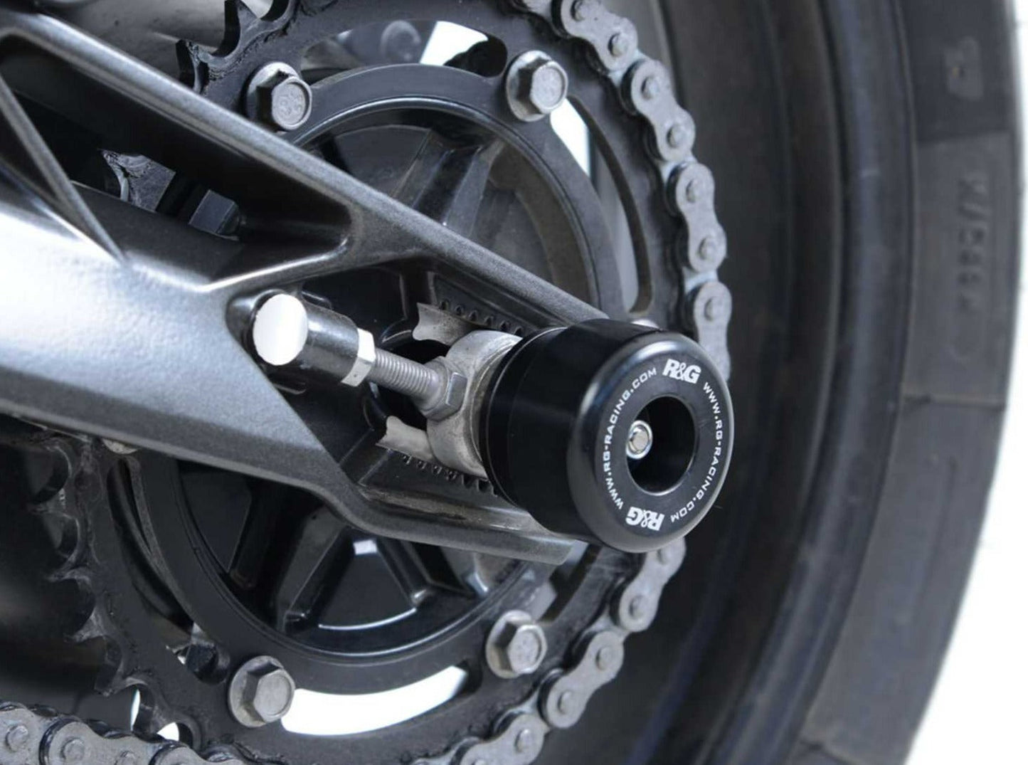 SP0077 - R&G RACING BMW G310R / GS (2017+) Rear Wheel Sliders (swingarm)