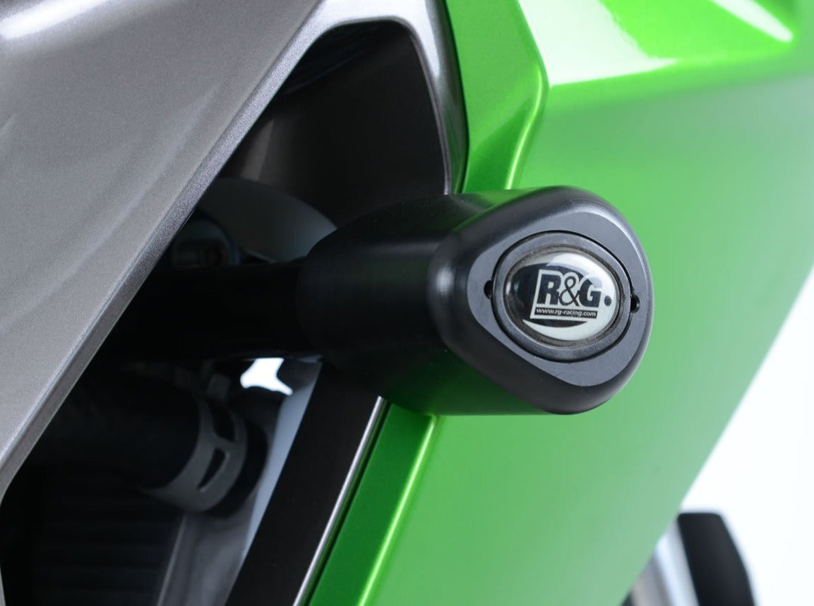 CP0434 - R&G RACING Kawasaki 250 / 300 Versys-X Frame Crash Protection Sliders "Aero"